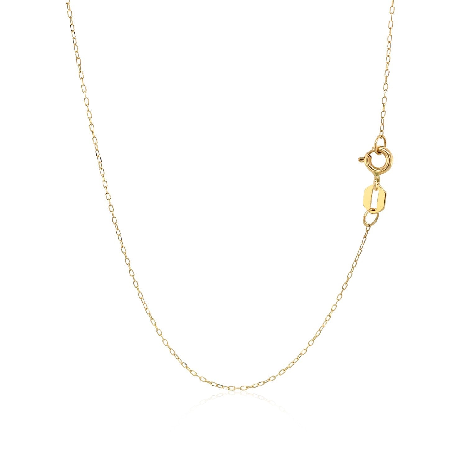 14K Yellow Gold Hand of Hamsa Necklace